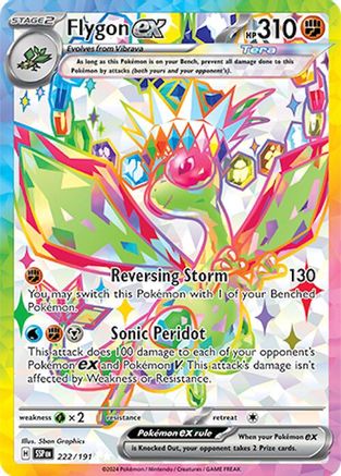 Flygon ex - 222/191 (222) [SV08: Surging Sparks] Holofoil - Deck Out Gaming