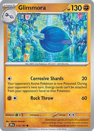 Glimmora (115) [SV08: Surging Sparks] Reverse Holofoil - Deck Out Gaming