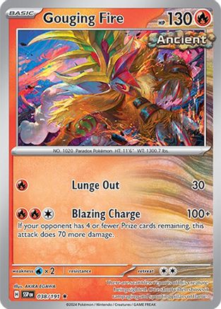 Gouging Fire (38) [SV08: Surging Sparks] Holofoil - Deck Out Gaming