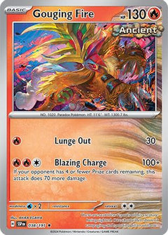 Gouging Fire (38) [SV08: Surging Sparks] Reverse Holofoil - Deck Out Gaming