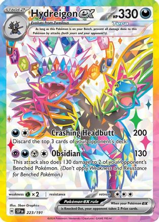 Hydreigon ex (223) [SV08: Surging Sparks] Holofoil