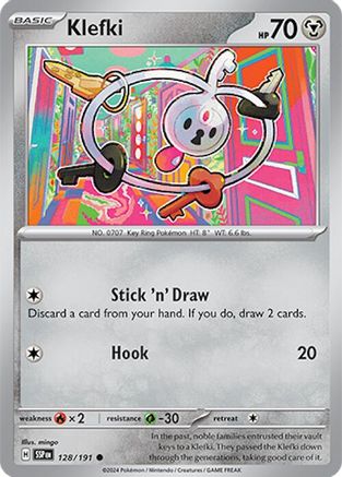 Klefki (128) [SV08: Surging Sparks] Reverse Holofoil - Deck Out Gaming