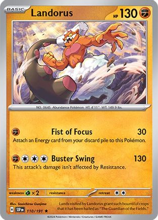 Landorus (110) [SV08: Surging Sparks] Reverse Holofoil - Deck Out Gaming