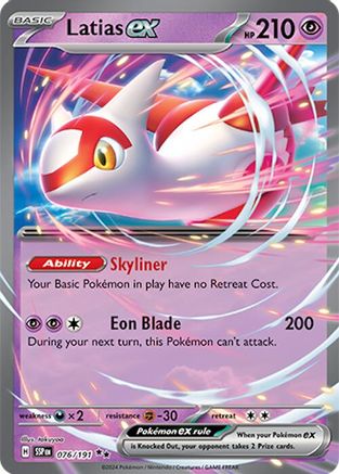 Latias ex (76) [SV08: Surging Sparks] Holofoil