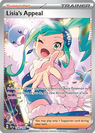 Lisia's Appeal - 246/191 (246) [SV08: Surging Sparks] Holofoil - Deck Out Gaming
