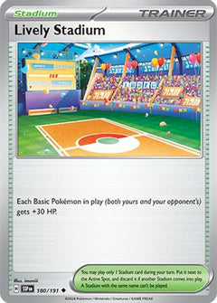 Lively Stadium (180) [SV08: Surging Sparks] Reverse Holofoil - Deck Out Gaming