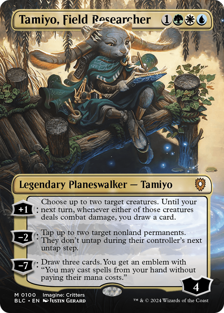 Tamiyo, Field Researcher (Borderless) (100) [Bloomburrow Commander] - Deck Out Gaming