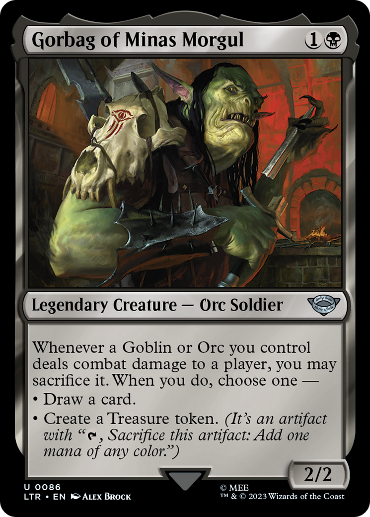 Gorbag of Minas Morgul (86) [The Lord of the Rings: Tales of Middle-earth] foil - Deck Out Gaming