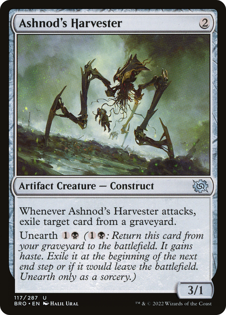 Ashnod's Harvester (117) [The Brothers' War] - Deck Out Gaming