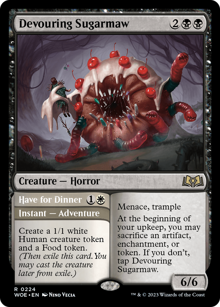 Devouring Sugarmaw (224) [Wilds of Eldraine] foil - Deck Out Gaming