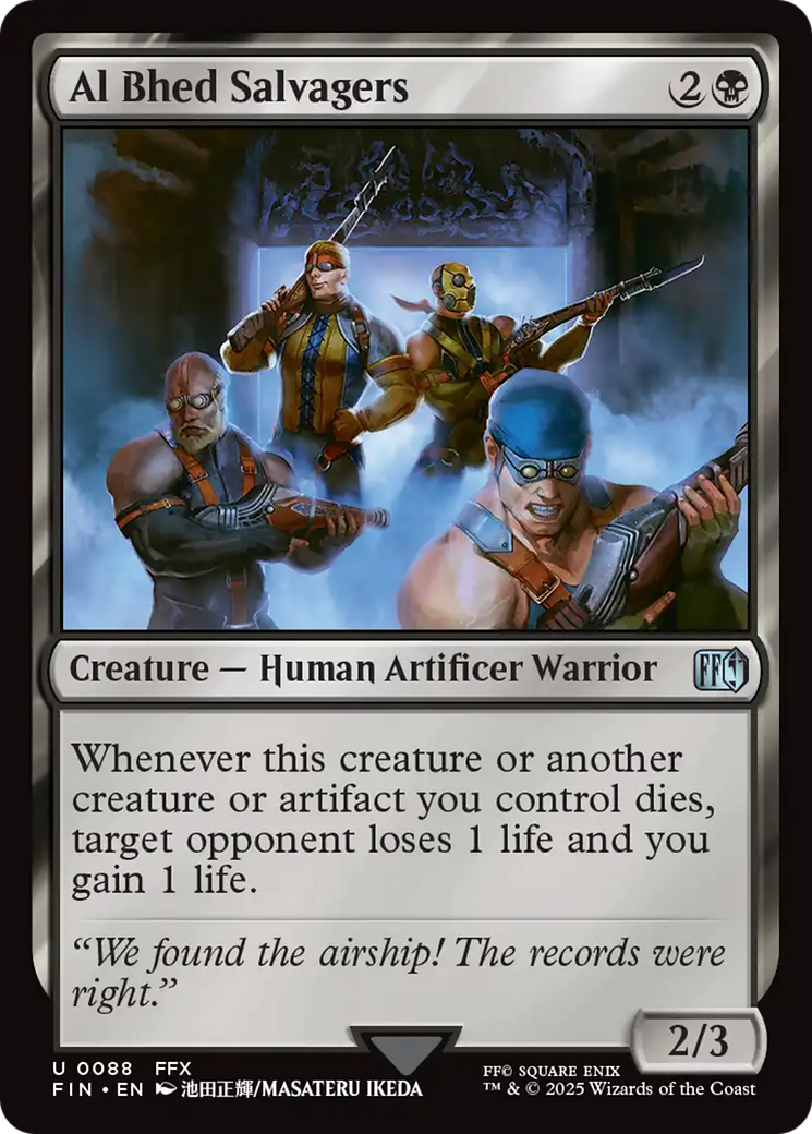 Al Bhed Salvagers (88) [FINAL FANTASY] foil - Deck Out Gaming