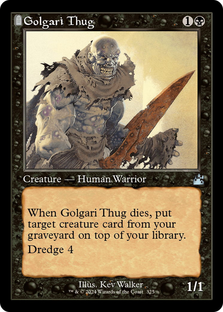 Golgari Thug (Retro Frame) (325) [Ravnica Remastered] - Deck Out Gaming