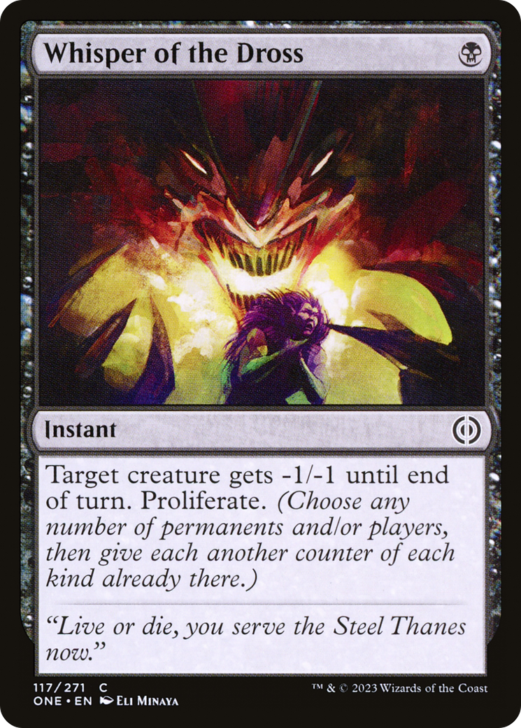 Whisper of the Dross (117) [Phyrexia: All Will Be One] foil - Deck Out Gaming