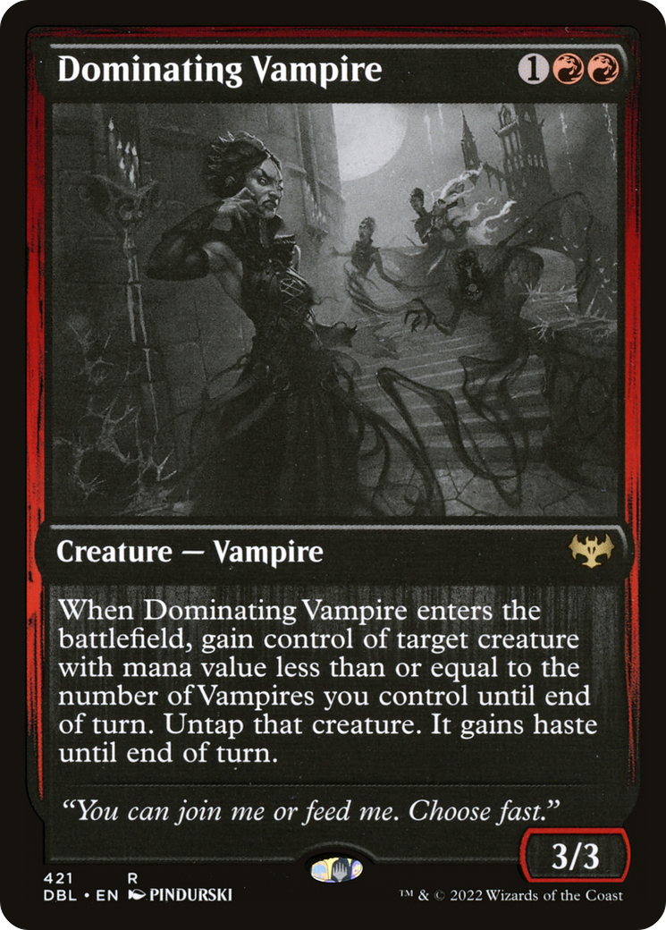 Dominating Vampire (421) [Innistrad: Double Feature] - Deck Out Gaming
