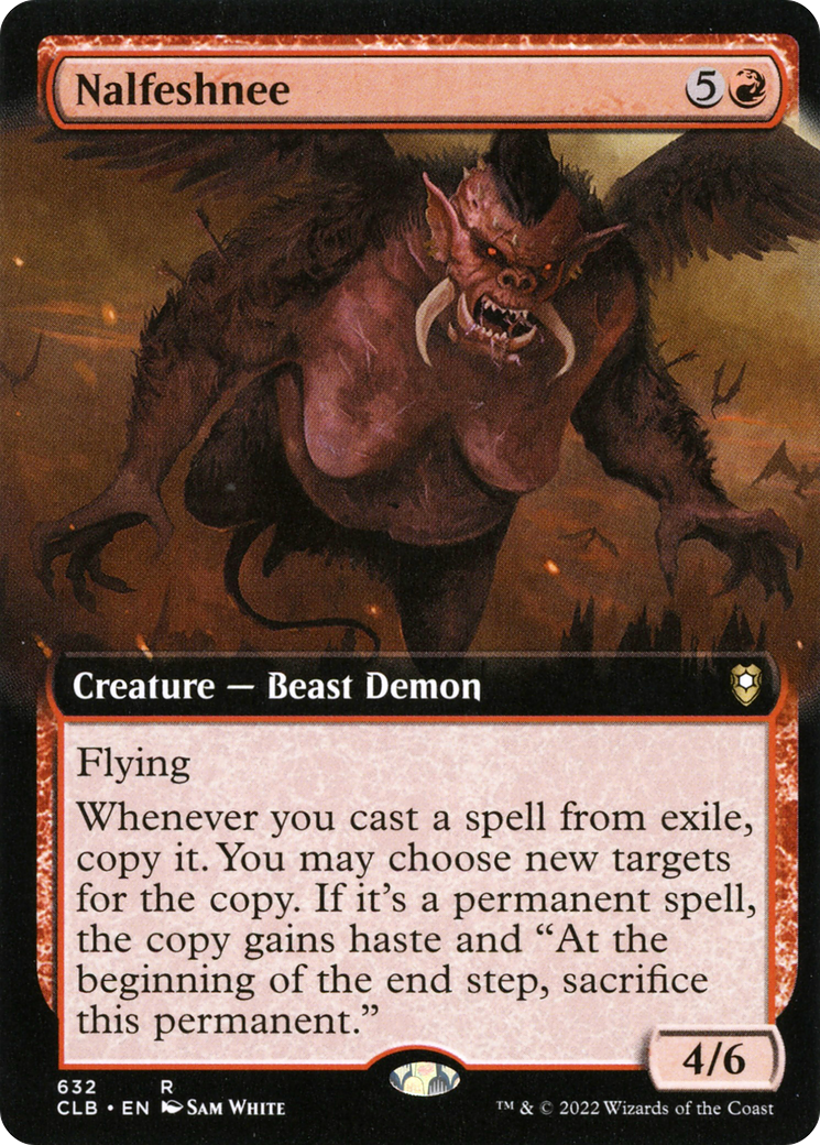 Nalfeshnee (Extended Art) (632) [Commander Legends: Battle for Baldur's Gate] - Deck Out Gaming