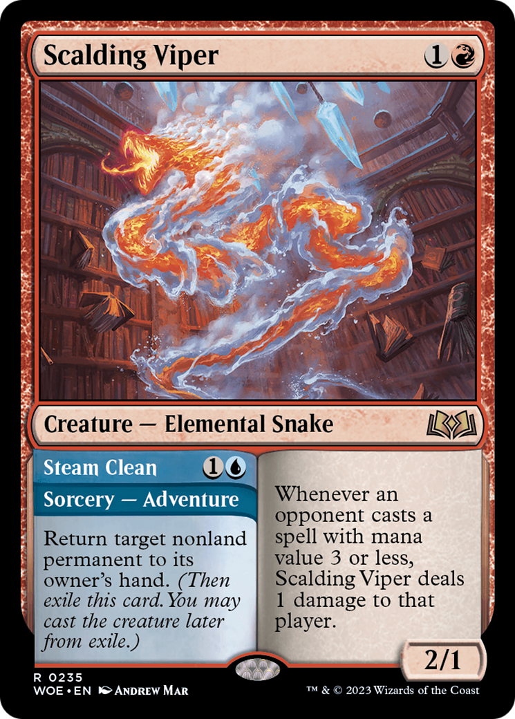 Scalding Viper (235) [Wilds of Eldraine] - Deck Out Gaming