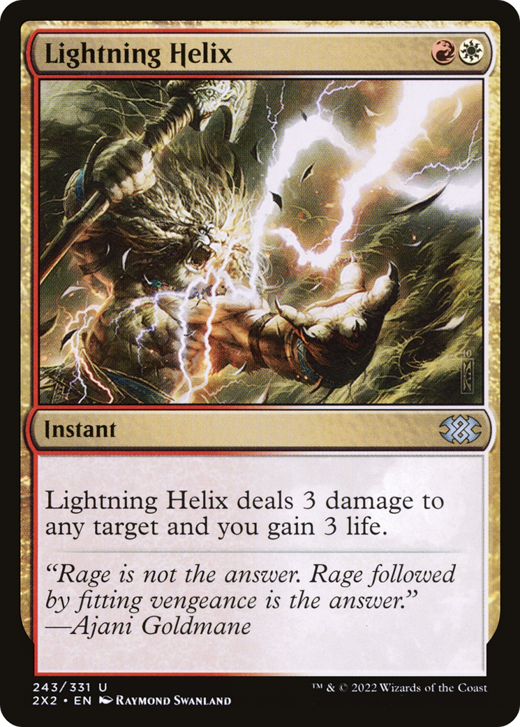 Lightning Helix (243) [Double Masters 2022] foil - Deck Out Gaming