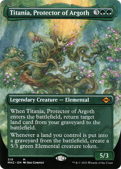 Titania, Protector of Argoth (Borderless) (319) [Modern Horizons 2] foil - Deck Out Gaming