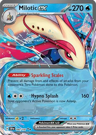 Milotic ex (42) [SV08: Surging Sparks] Holofoil