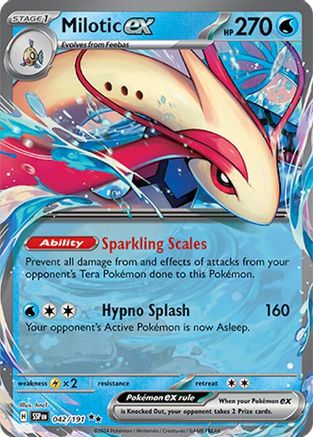 Milotic ex (42) [SV08: Surging Sparks] Holofoil - Deck Out Gaming
