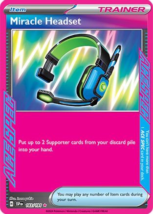 Miracle Headset (183) [SV08: Surging Sparks] Holofoil - Deck Out Gaming