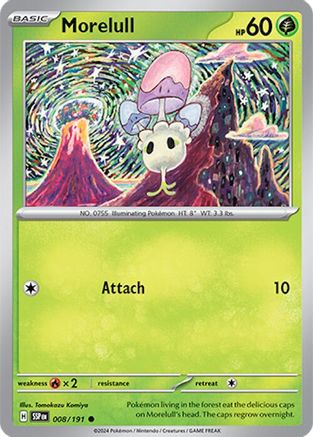 Morelull (8) [SV08: Surging Sparks] Reverse Holofoil - Deck Out Gaming