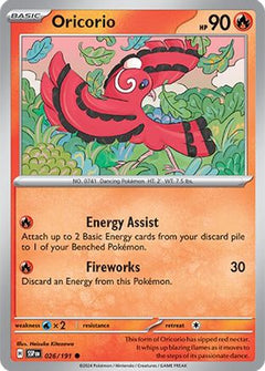 Oricorio - 026/191 (26) [SV08: Surging Sparks] Reverse Holofoil - Deck Out Gaming
