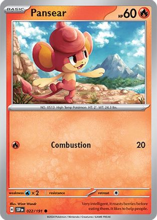 Pansear (22) [SV08: Surging Sparks] - Deck Out Gaming