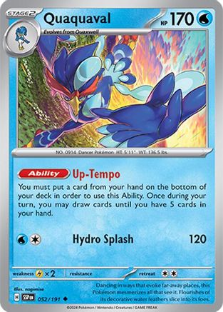 Quaquaval (52) [SV08: Surging Sparks] Reverse Holofoil - Deck Out Gaming