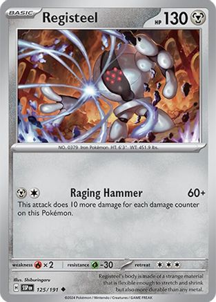 Registeel (125) [SV08: Surging Sparks] Reverse Holofoil