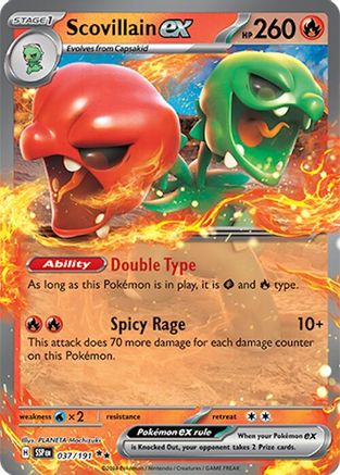 Scovillain ex - 037/191 (37) [SV08: Surging Sparks] Holofoil - Deck Out Gaming