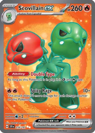 Scovillain ex - 216/191 (216) [SV08: Surging Sparks] Holofoil - Deck Out Gaming