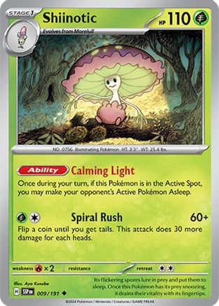 Shiinotic - 009/191 (9) [SV08: Surging Sparks] - Deck Out Gaming