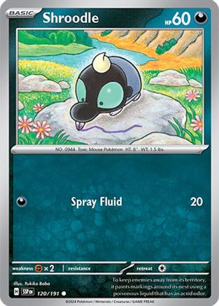 Shroodle (120) [SV08: Surging Sparks] Reverse Holofoil - Deck Out Gaming