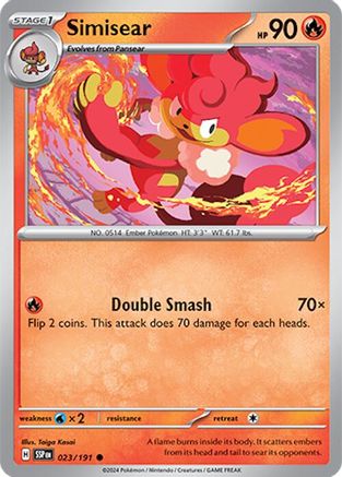 Simisear (23) [SV08: Surging Sparks] - Deck Out Gaming