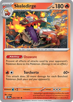 Skeledirge (31) [SV08: Surging Sparks] Reverse Holofoil - Deck Out Gaming