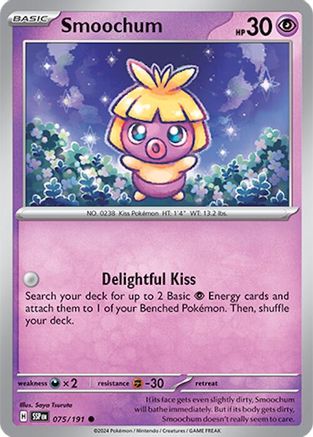 Smoochum (75) [SV08: Surging Sparks] Reverse Holofoil - Deck Out Gaming