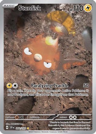 Stunfisk - 202/191 (202) [SV08: Surging Sparks] Holofoil - Deck Out Gaming