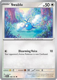 Swablu (148) [SV08: Surging Sparks] Reverse Holofoil - Deck Out Gaming
