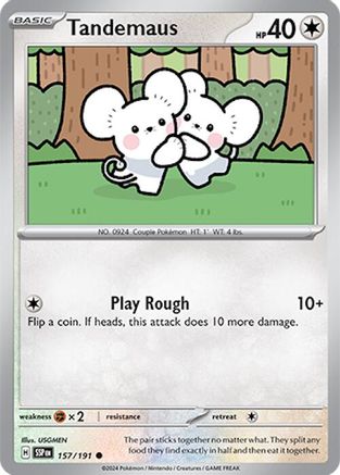 Tandemaus (157) [SV08: Surging Sparks] Reverse Holofoil - Deck Out Gaming