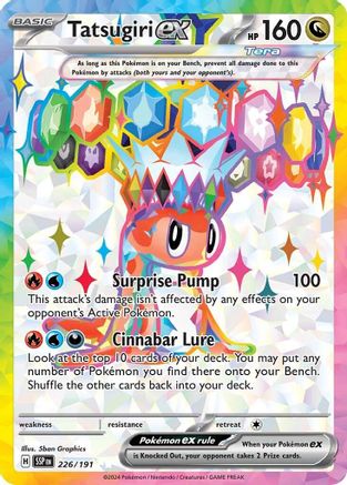 Tatsugiri ex - 226/191 (226) [SV08: Surging Sparks] Holofoil - Deck Out Gaming