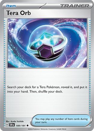 Tera Orb (189) [SV08: Surging Sparks] Reverse Holofoil - Deck Out Gaming
