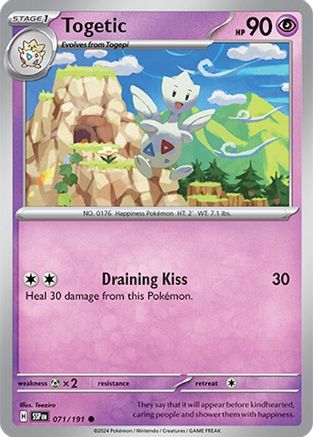Togetic (71) [SV08: Surging Sparks] Reverse Holofoil - Deck Out Gaming
