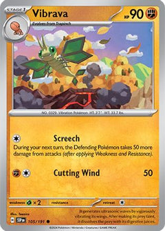 Vibrava - 105/191 (105) [SV08: Surging Sparks] - Deck Out Gaming