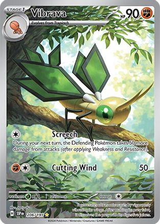 Vibrava - 206/191 (206) [SV08: Surging Sparks] Holofoil - Deck Out Gaming