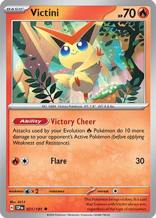 Victini (21) [SV08: Surging Sparks] - Deck Out Gaming