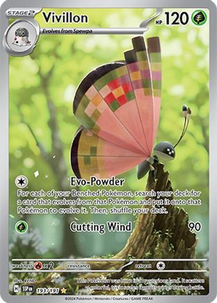 Vivillon - 193/191 (193) [SV08: Surging Sparks] Holofoil - Deck Out Gaming
