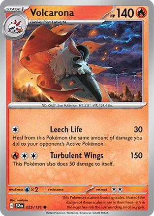 Volcarona (25) [SV08: Surging Sparks] - Deck Out Gaming