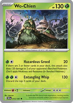 Wo-Chien (15) [SV08: Surging Sparks] Reverse Holofoil - Deck Out Gaming