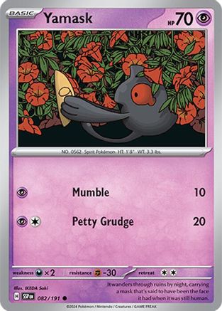 Yamask (82) [SV08: Surging Sparks] Reverse Holofoil - Deck Out Gaming